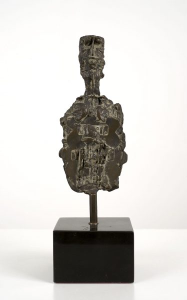 ANTONI CLAVÉ, Le Roi, 1960, Bronze, 24,5 × 7,5 × 2 cm