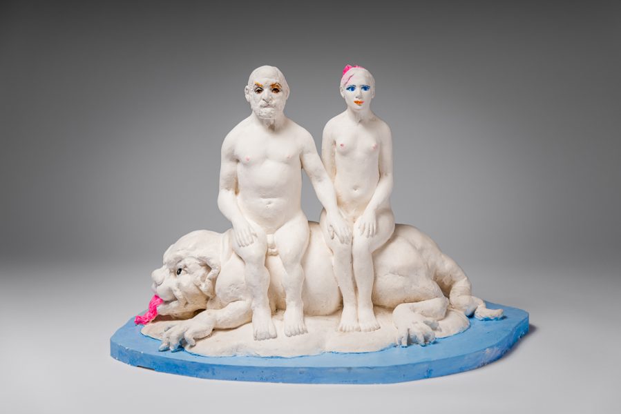 ROSINE BALDACCINI, CÉSAR ET ROSINE, 1958, AQUARELLE SUR PAPIER, 21,5 × 15 CM