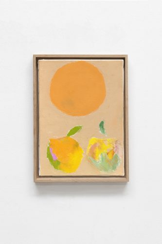 ETEL ADNAN, PLANÈTE 37, 2020, HUILE SUR TOILE, 33 × 24 cm