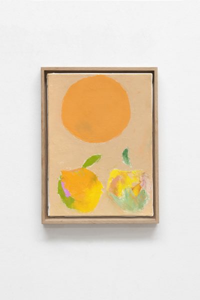 ETEL ADNAN, PLANÈTE 37, 2020, HUILE SUR TOILE, 33 × 24 cm