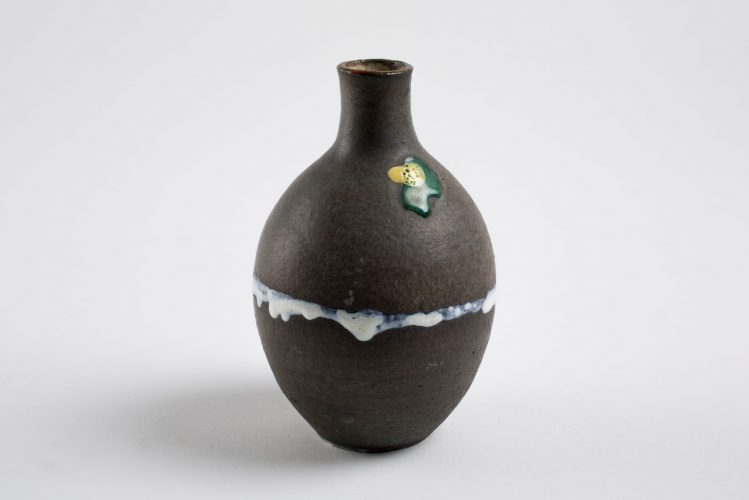 JOAN MIRÓ et JOSEP ARTIGAS, Vase gris, 1962, Ceramic, 15 × 10 cm